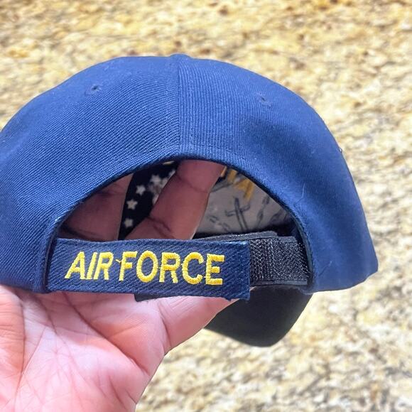 US Air Force Embroidered Eagle Dad Hat Military Veteran Patriotic Adjustable - Picture 3 of 6
